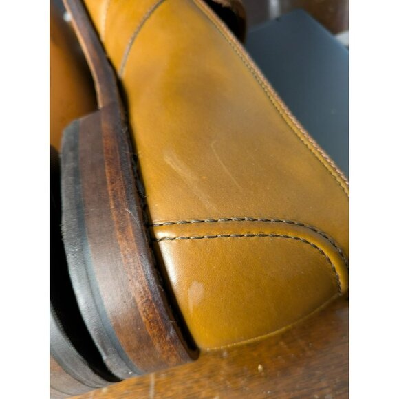 Allen Edmonds "RANDOLPH" Men's VERSE Slip-On Penny Loafers Sz 12 B Narrow Walnut - Picture 8 of 11